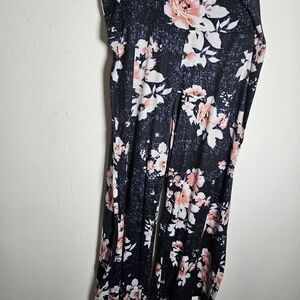 Floral Wide Leg Pants